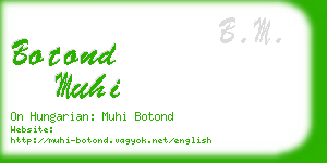 botond muhi business card